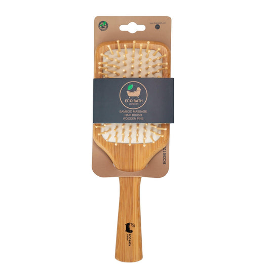 hair brush by eco bath london, white background