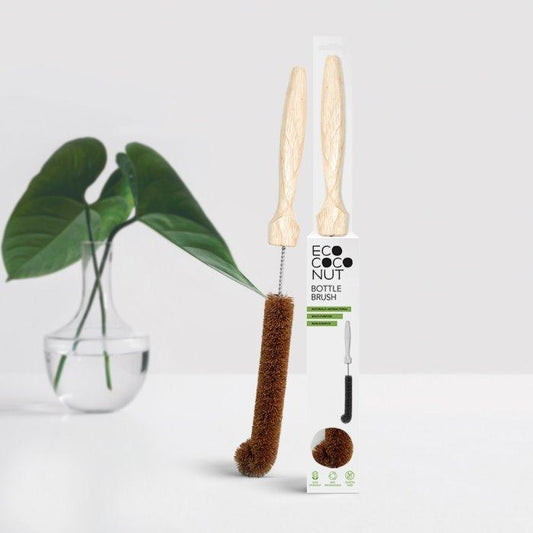 eco coconut bottle brush