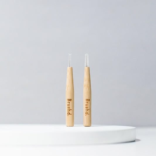 brushd bamboo interdental brush, mixed pack brushes, unpackaged