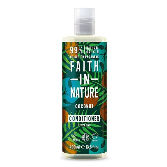 Faith in Nature Coconut Conditioner 400ml, white background