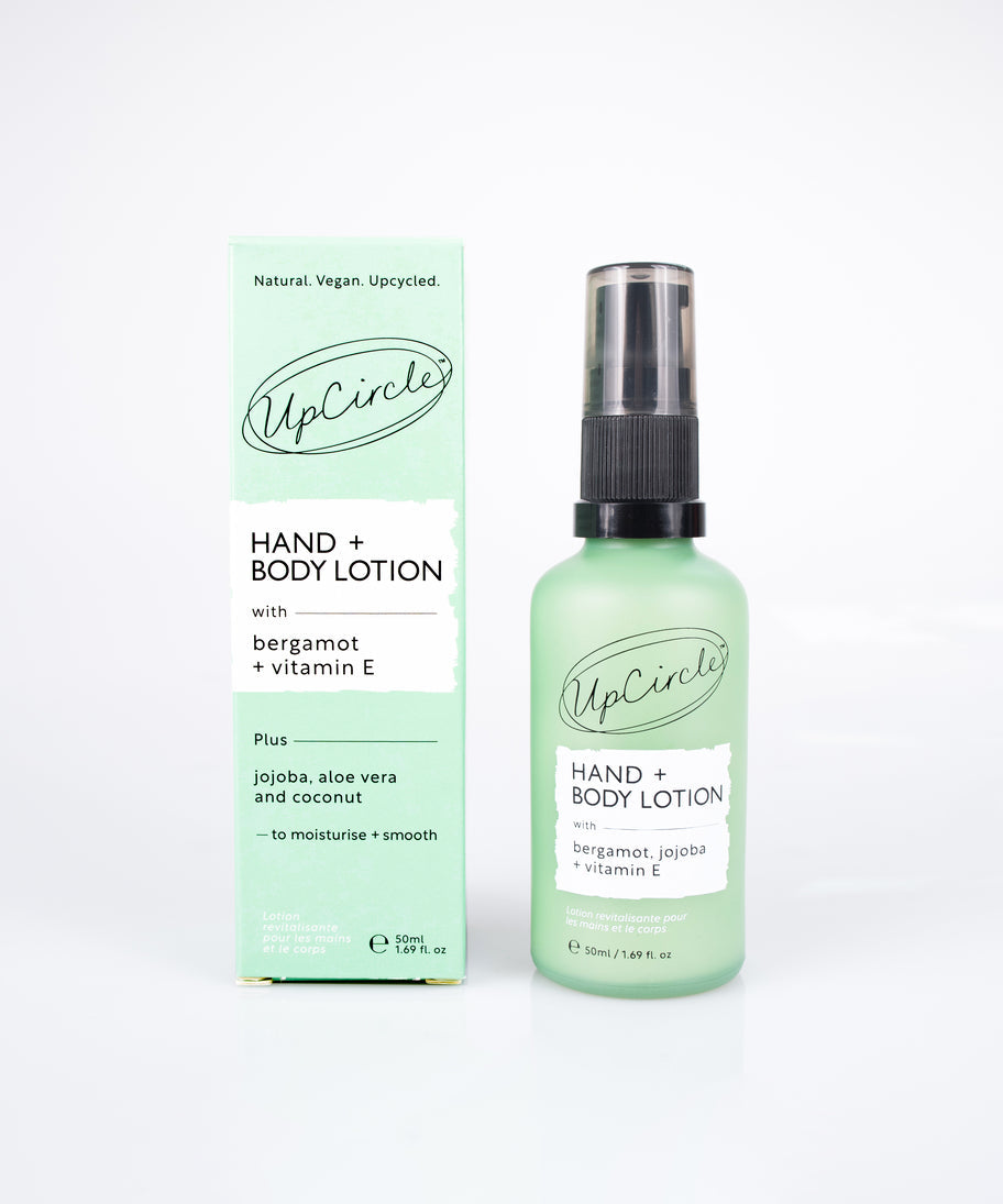 upcircle hand and body lotion travel mini