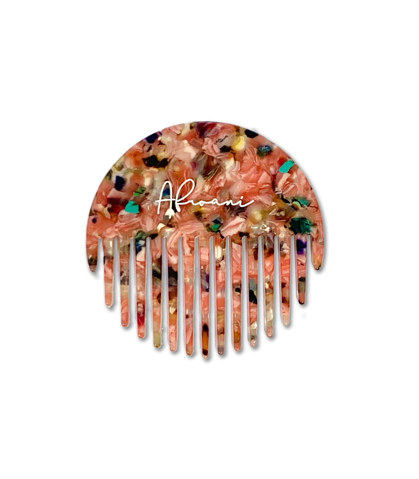 afroani cherry blossom circle comb 