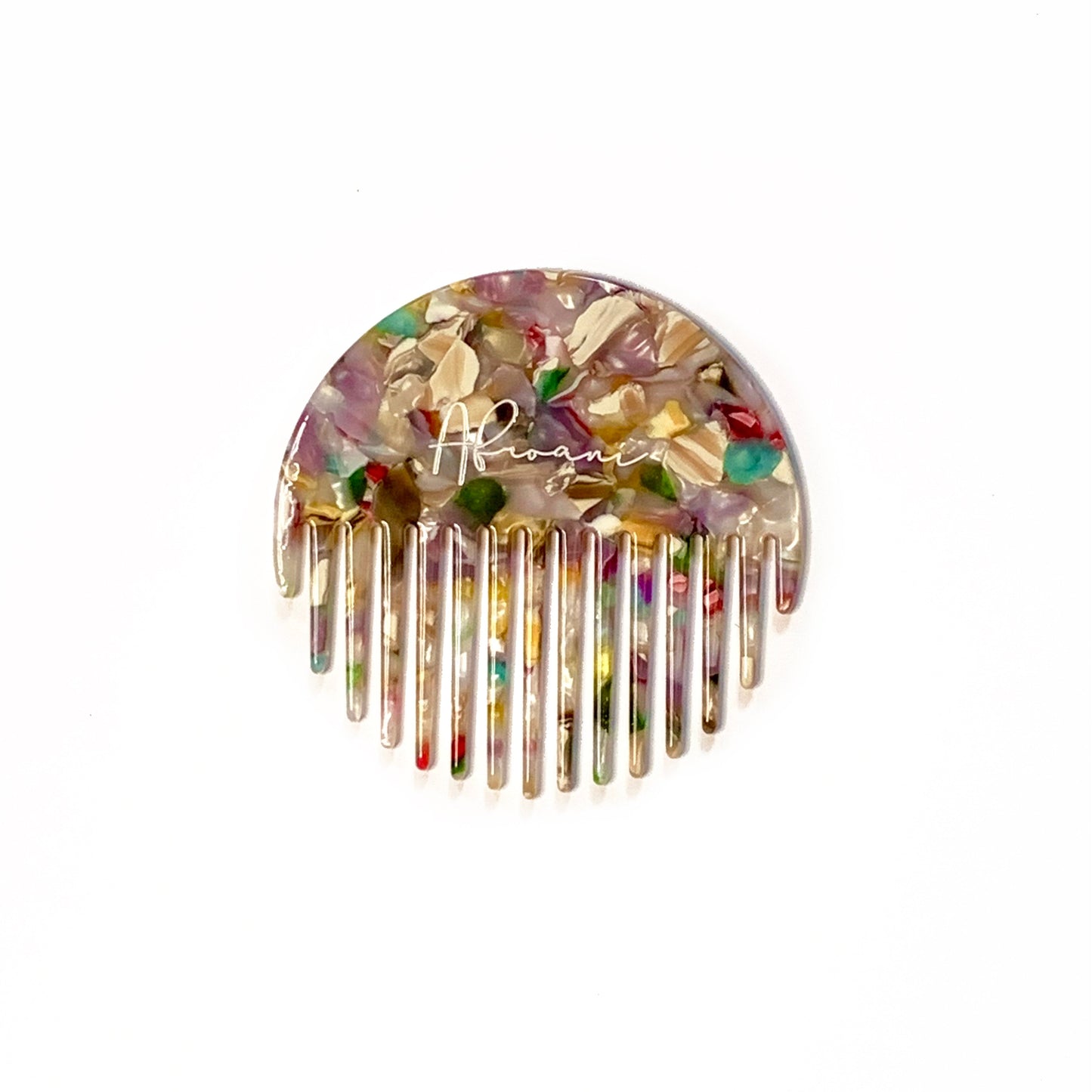 afroani rainbow circle comb