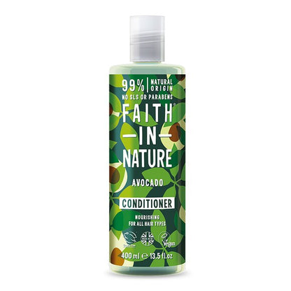 Faith in Nature Avocado Conditioner 400ml, white background