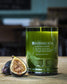candle burning soul london -  upcycled wine bottle - wild fig and cassis