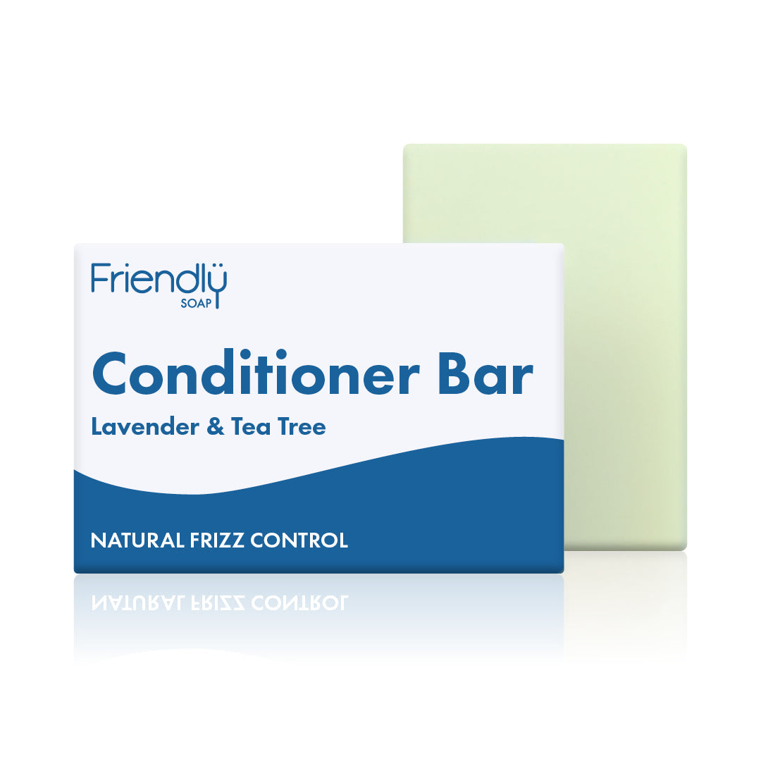 conditioner bar friendly soap, lavender tea tree, front view