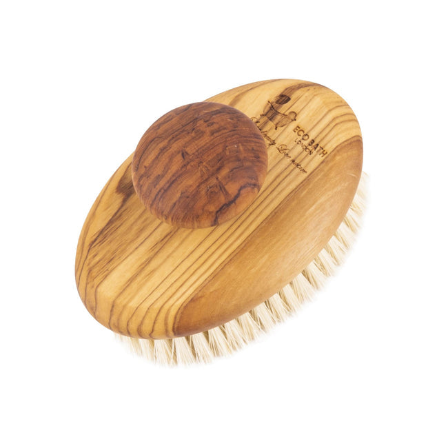 Natural Olive Wood Hand Body Brush