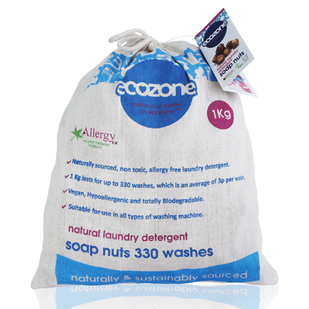 eco zone soap nuts soapnuts 1kg bag, no background