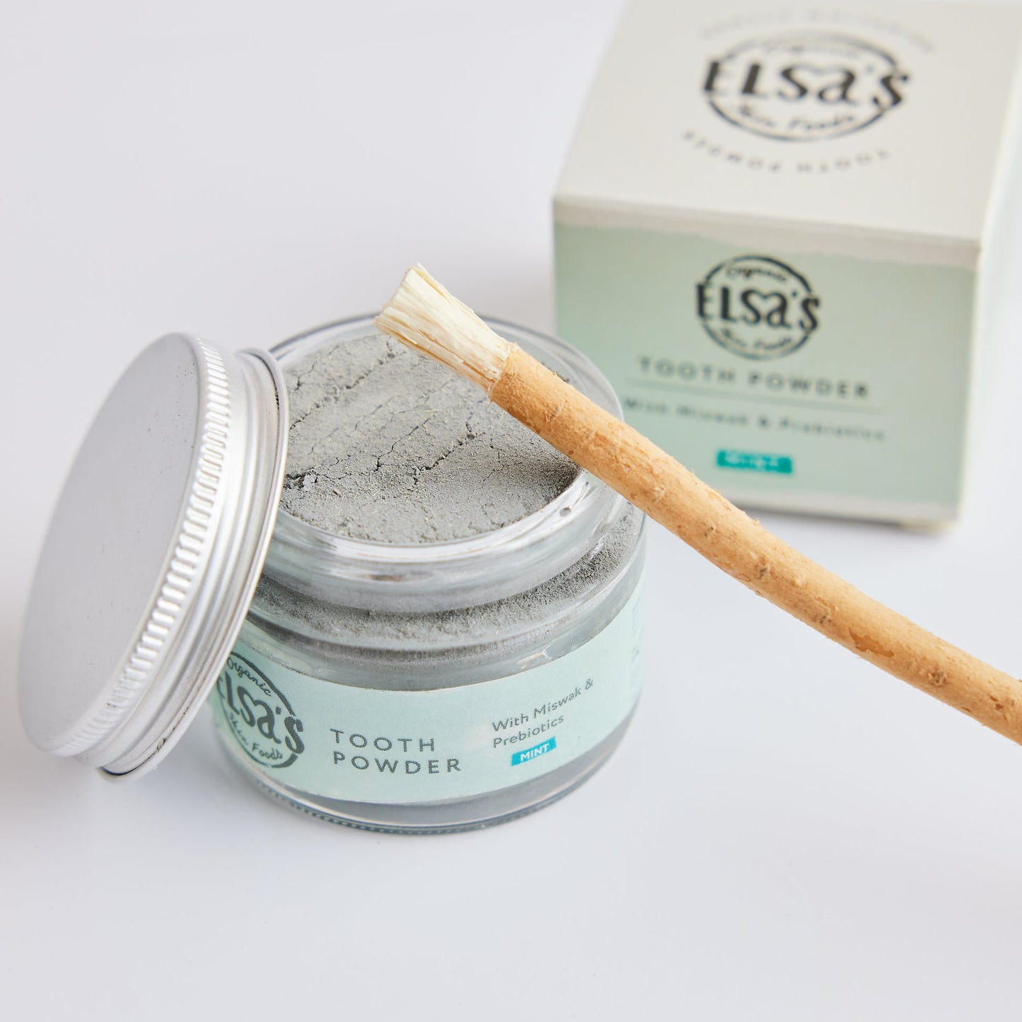 elsa organic skinfoods: natural tooth powder