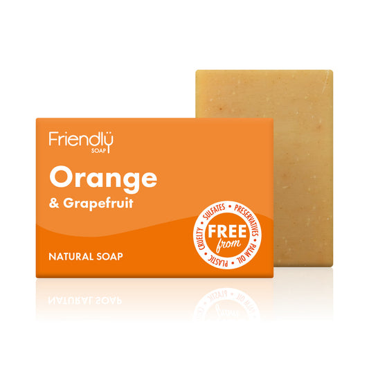 friendly soap bar orange grapefruit