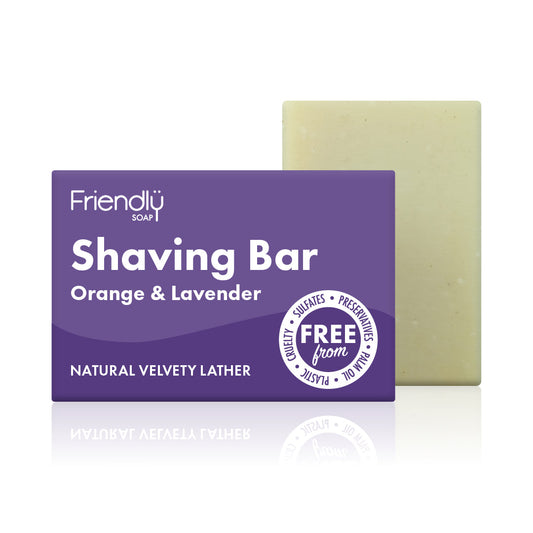 shaving bar orange lavender friendly soap