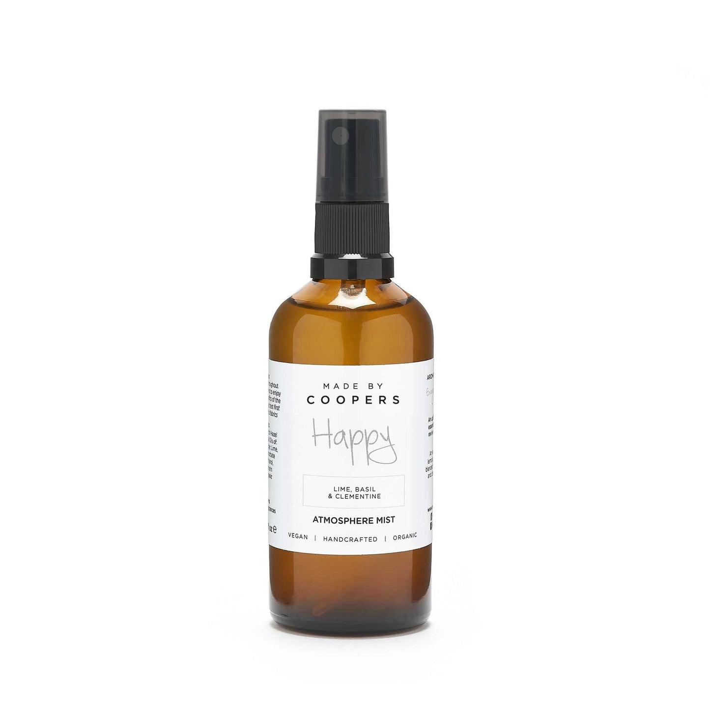 happy room spray Made By Coopers, white background