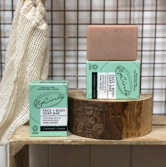 Natural Chai Soap Bar with Cinnamon & Ginger